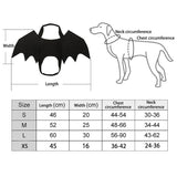 Halloween Pet Costumes Bat Wings