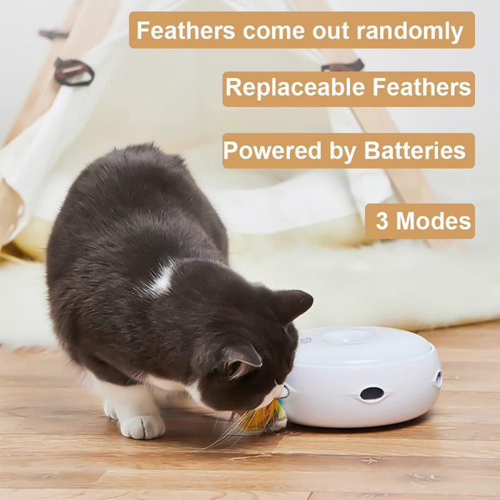 SMART ELECTRIC FEATHER AUTOMATIC FUNNY CAT TOYS