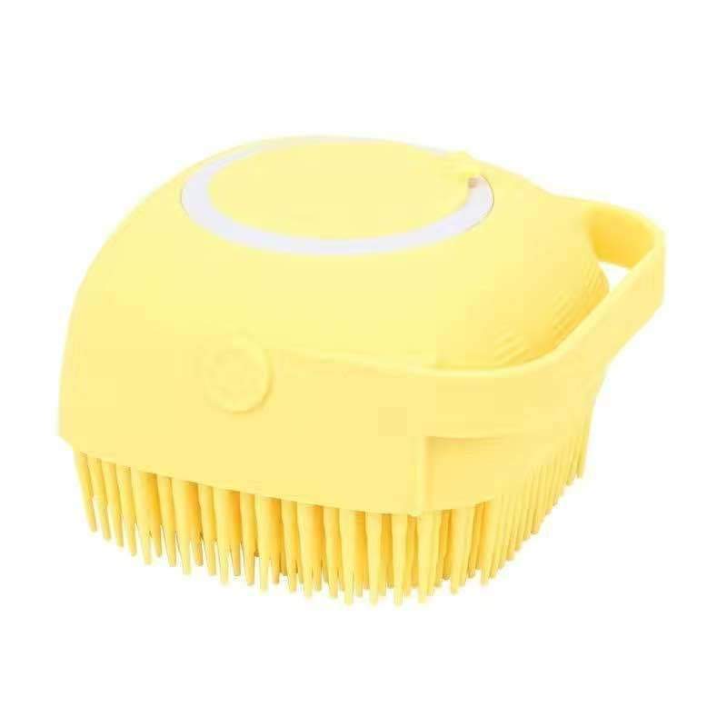 PET SILICONE BATH BRUSH