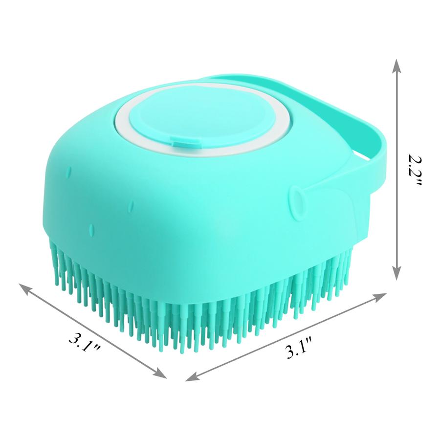 PET SILICONE BATH BRUSH