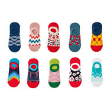 Harajuku Style Trendy Unisex Ship Socks 10-Pack