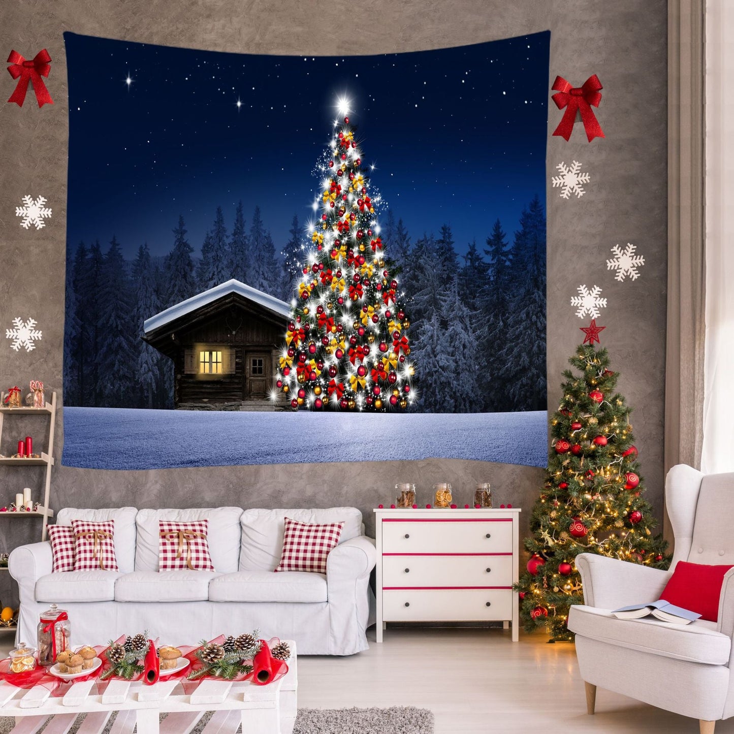 Christmas Decoration Background Tapestry Ⅱ