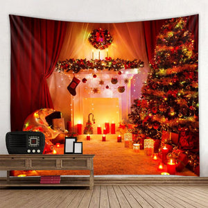 Christmas Decoration Background Tapestry