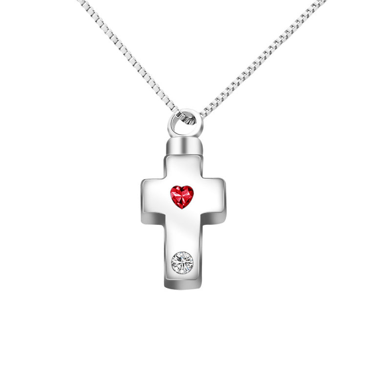 MLYJ  Exquisite Diamond Cross Pendant