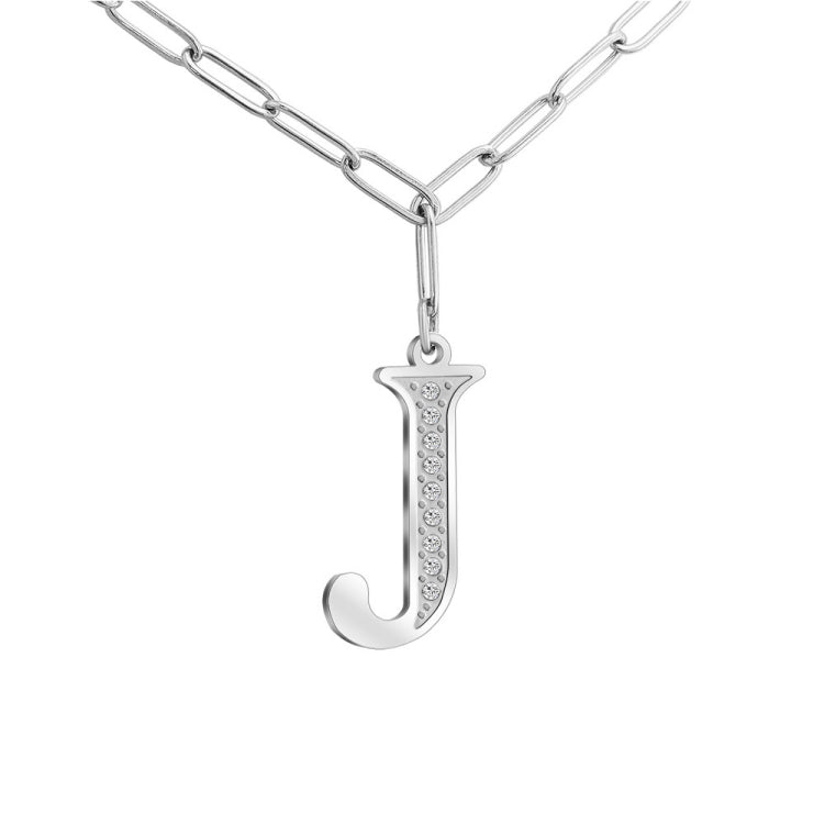 MLYJ 26 Letters Diamond Pendant