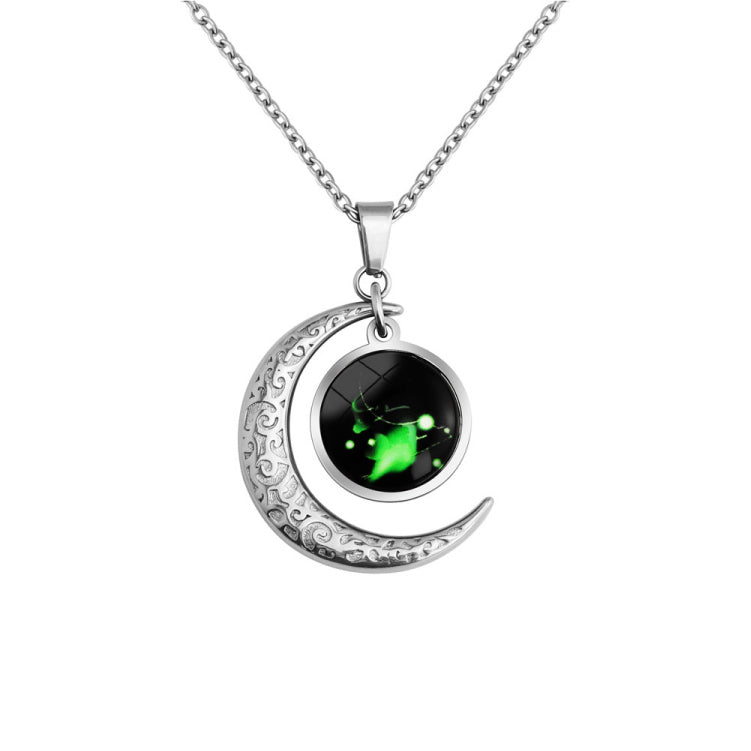 MLYJ Constellation Night Sky lLuminous Necklace