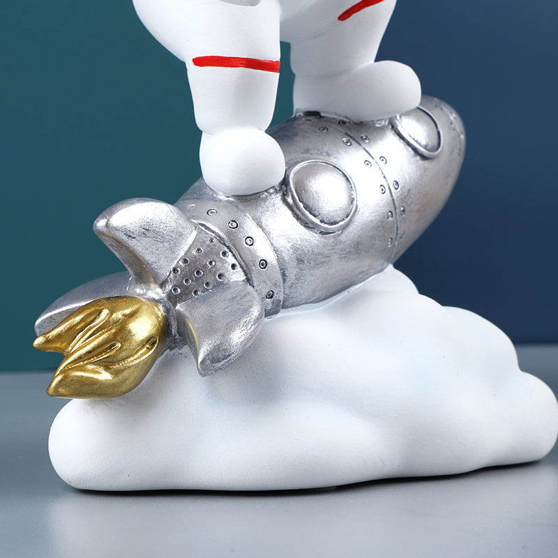 Rocket Spaceman Sculpture