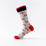 Plus-size motorcycle design style fashion men's socks