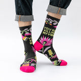 New Arrival Chic Personalized Flowers Printed Slogan Series Socks