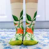 Elegant Bright Floral Socks 5-Pack