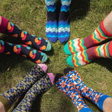 JSSK Colorful Striped Spot Socks