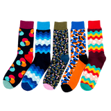 JSSK Colorful Striped Spot Socks