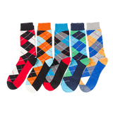 British Style Diamond Shape Socks