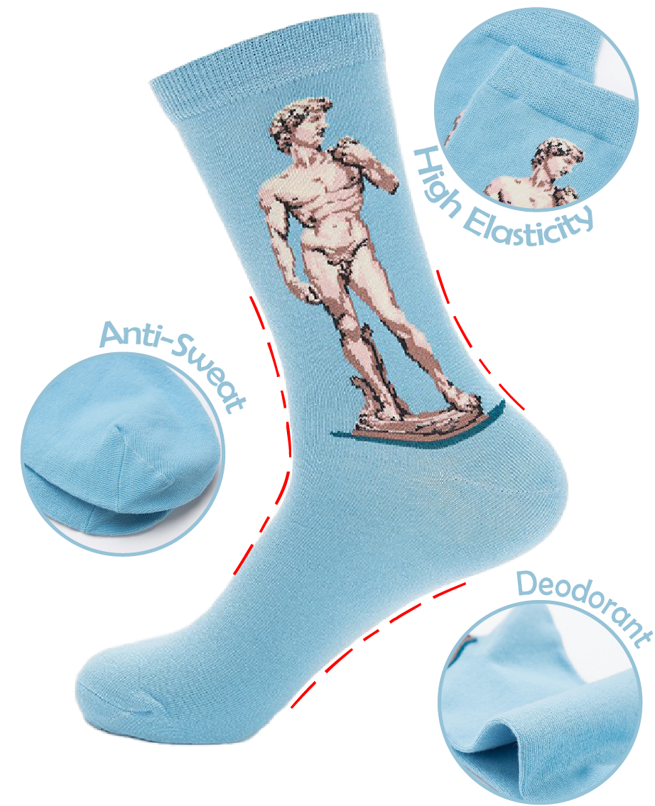 Oil Painting Series Unisex Socks