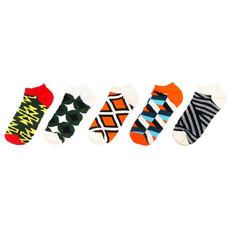 Geometric Patterns Ship Socks