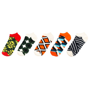 Geometric Patterns Ship Socks