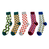 JSSK Neat Geometry Socks