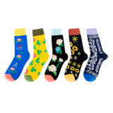 JSSK Colored Flowers Socks