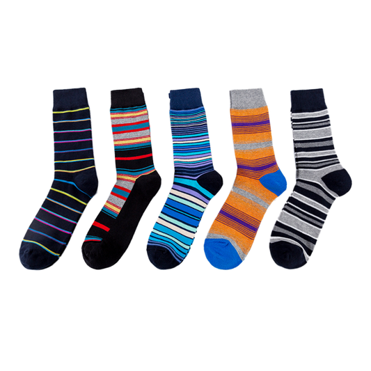 Striped Block Socks