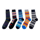 JSSK Striped Block Socks