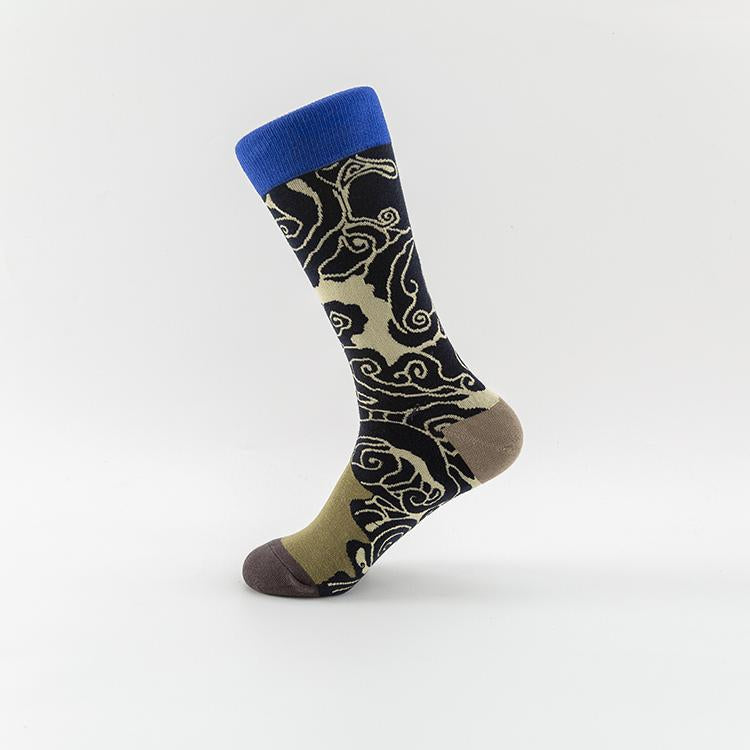 Chinese Style Pattern Totem Unisex Socks