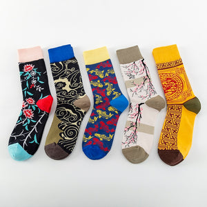 Chinese Style Pattern Totem Unisex Socks