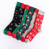 Christmas Dinosaurs Socks 6-Pack