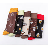 Coffee & Beer Personality Style Socks 5-Pairs