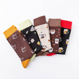 Coffee & Beer Personality Style Socks 5-Pairs