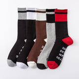 Colourful & Popular Personalized Slogan Casual Sports Cotton Socks