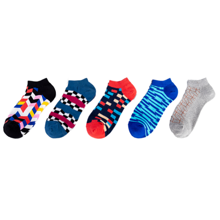 Abstract Geometry Ship Socks