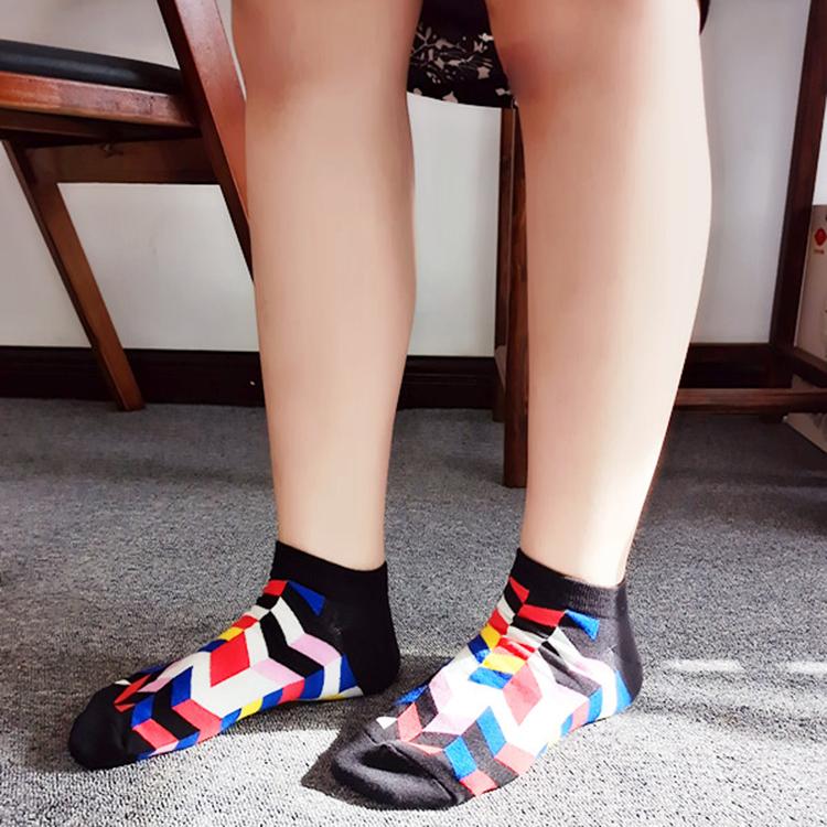 Abstract Geometry Ship Socks