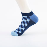 Colored Small Diamond Ship Socks