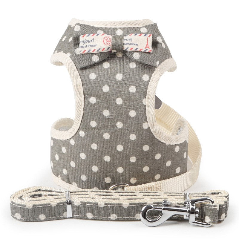 Bowknot Cat Chest Strap