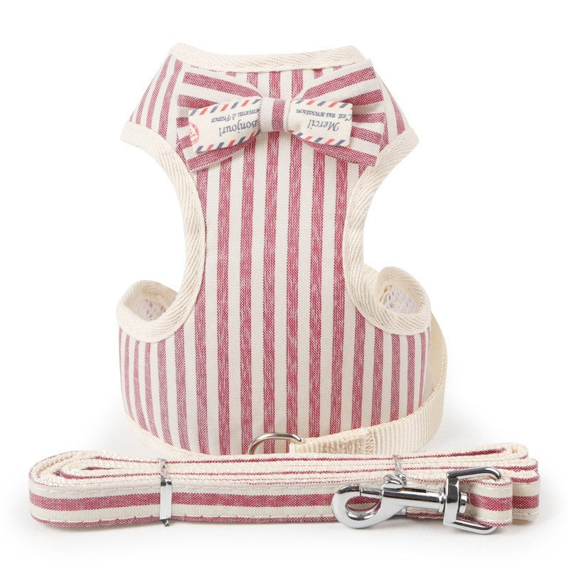 Bowknot Cat Chest Strap