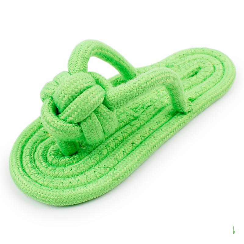 COTTON ROPE SLIPPERS WOVEN TOY