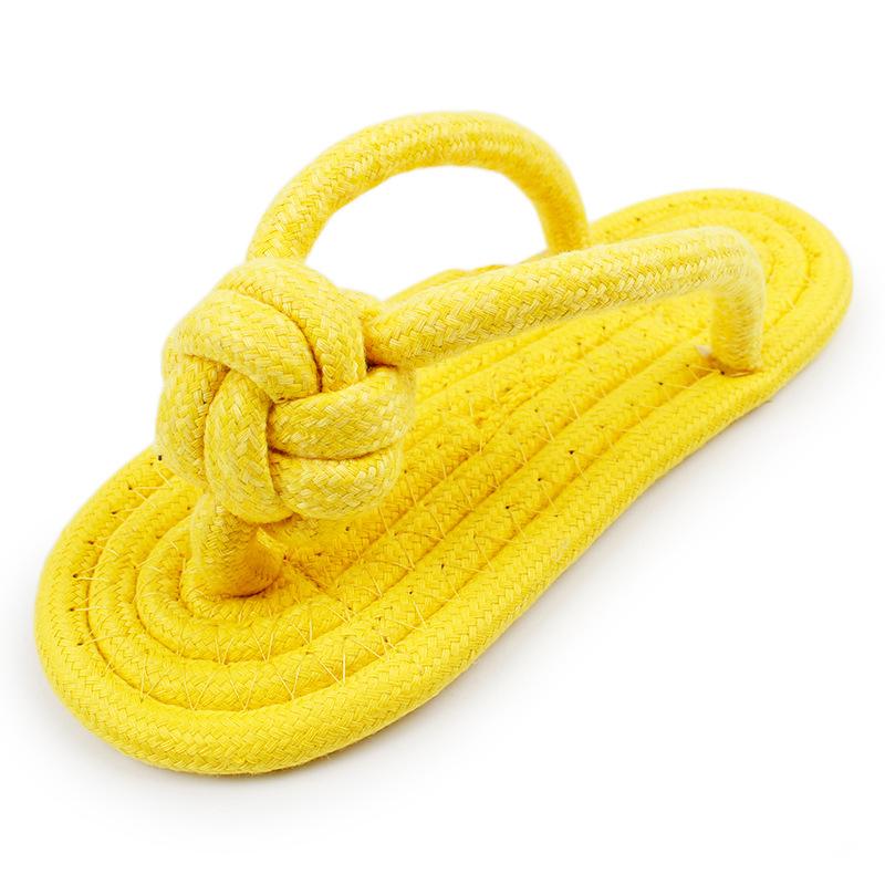 COTTON ROPE SLIPPERS WOVEN TOY