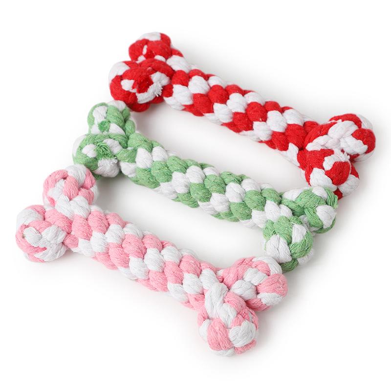 TWO-TONE BRAIDED PET BONES