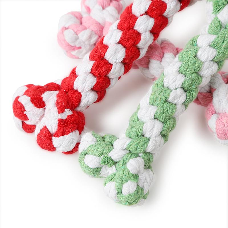 TWO-TONE BRAIDED PET BONES