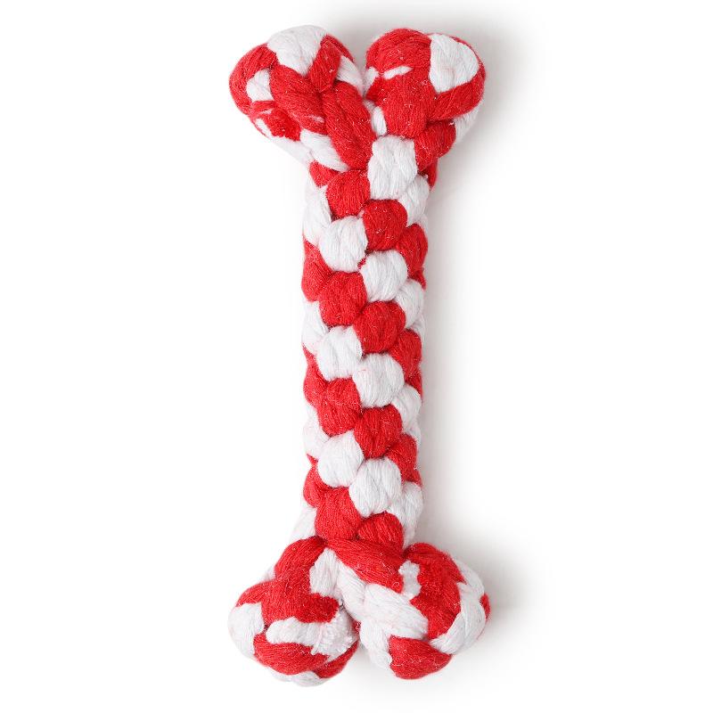 TWO-TONE BRAIDED PET BONES