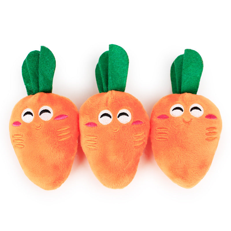 Turnip-shape Plush Sounding Toy