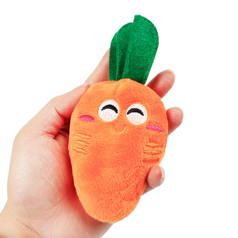 Turnip-shape Plush Sounding Toy