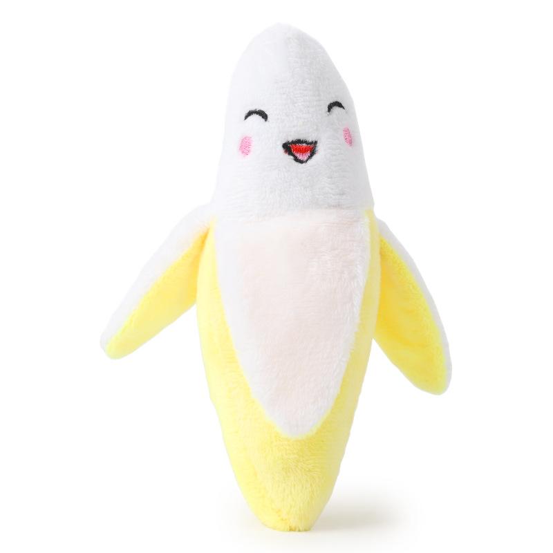 PLUSH FRUIT-BANANA SOUNDING TOY