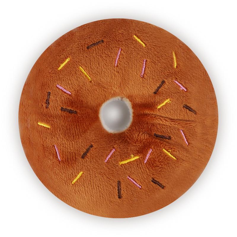 STUFFED DOUGHNUT SOUNDING TOY