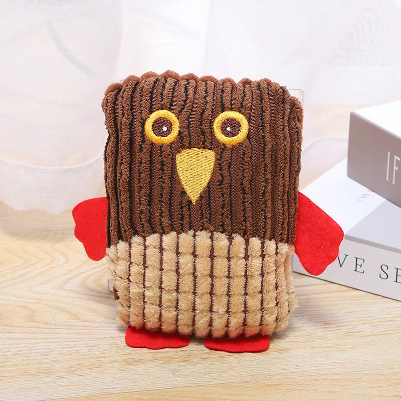 COLOR BLOCK OWL SOUNDING TOY