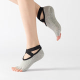 HJ Non-Slip Open Toe Bandage Yoga Socks