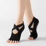 HJ Non-Slip Open Toe Bandage Yoga Socks