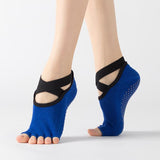 HJ Non-Slip Open Toe Bandage Yoga Socks