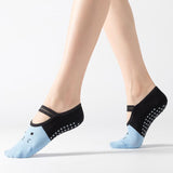 HJ Kitten Lace Up Non-Slip Socks Yoga Socks