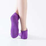 HJ Non-Slip Backless Terry Thickening Dispensing Yoga Socks